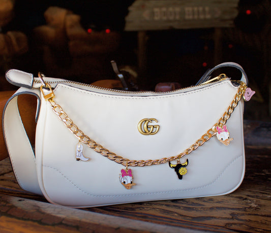 Duck Cow Girl Bag Charm