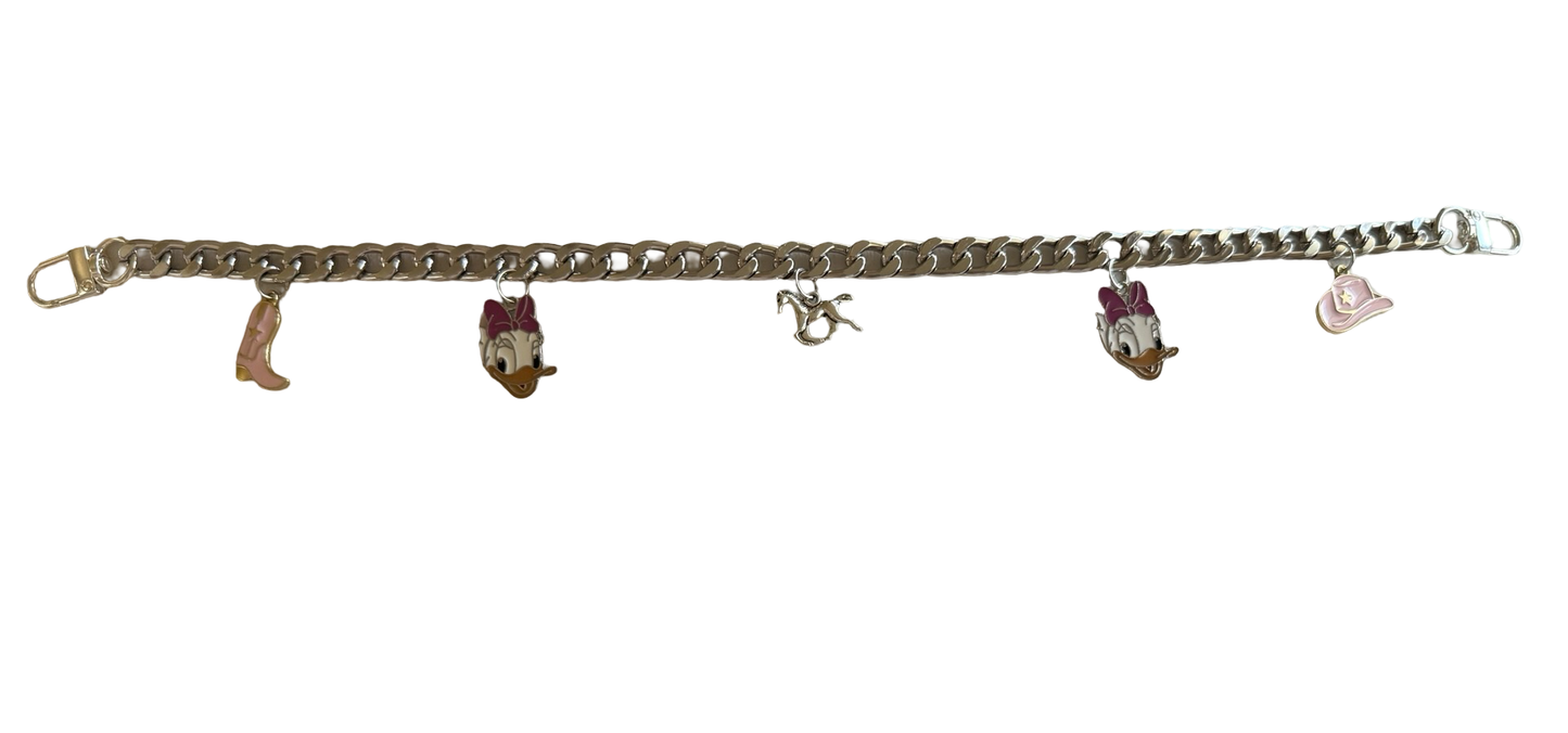 Duck Cow Girl Bag Charm