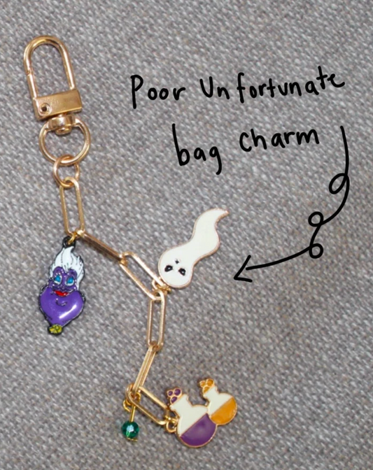 Poor Unforunate Bag Charm